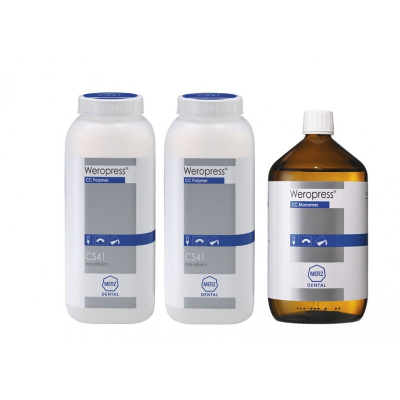 Zestaw:  Weropress V10 1000g x2 + Weropress monomer 1000ml