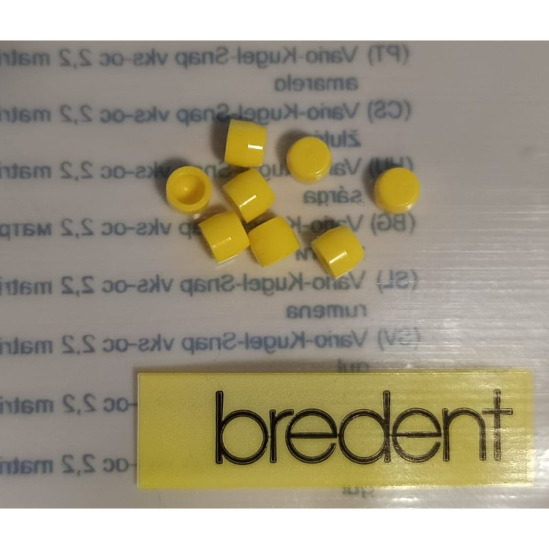 BREDENT VKS MATRYCE 2,2oc żółte OPAK.8 SZT