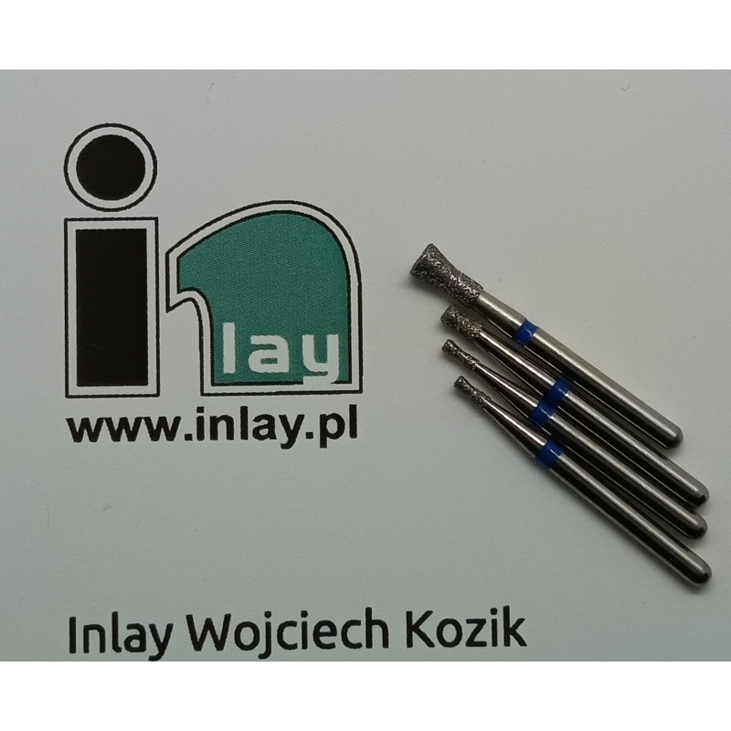 Wiertło z nasypem diamentowym  odwrócony stożek z kołnieżem D.806