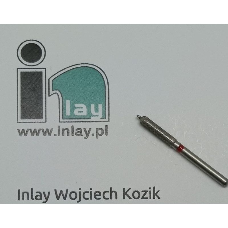 Wiertło z nasypem diamentowym zaokrąglony stożek z prowadnicą D.878FS.018.F.FG