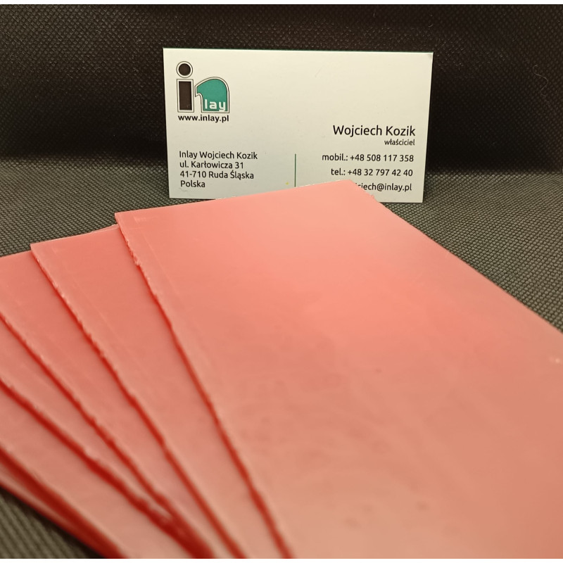 Wosk modelowy twardy - kruchy 175x80x1,5mm 500g