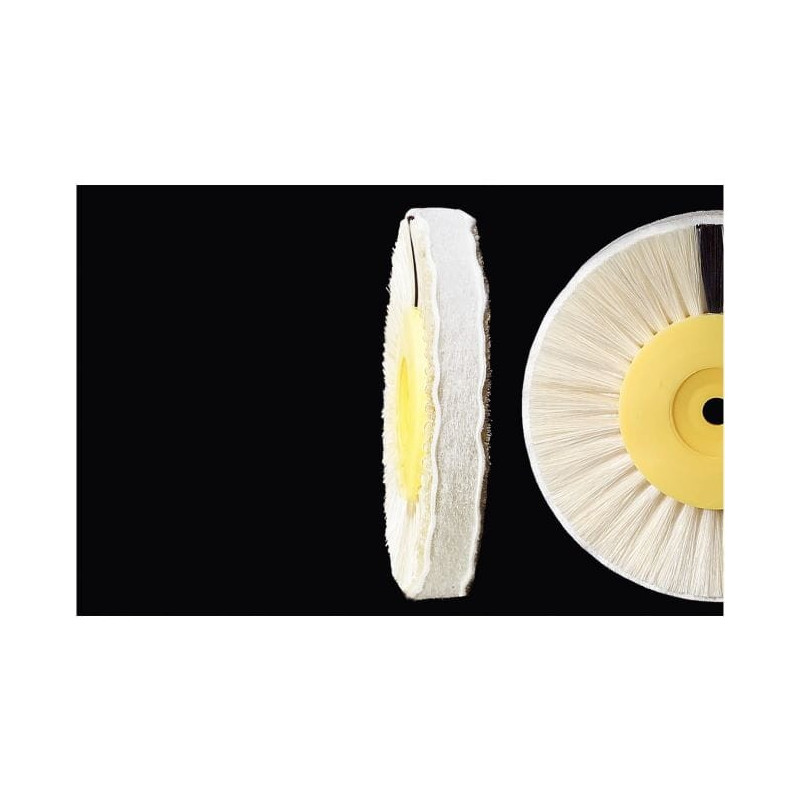 SZCZOTKA Z PŁÓTNEM (PLASTIKOWY ŚRODEK) fi.80mm